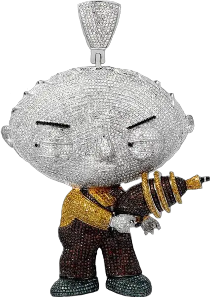  Diamond Stewie Griffin Pendant Png Official Psds Locket Griffin Png