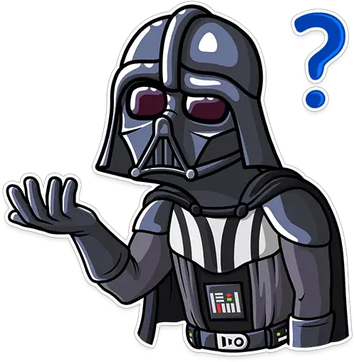  Darth Vader Telegram Sticker Darth Vader Sticker Png Vader Png