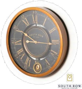  South Row Wall Clock Gold 61cm Tg Solid Png Gold Clock Png