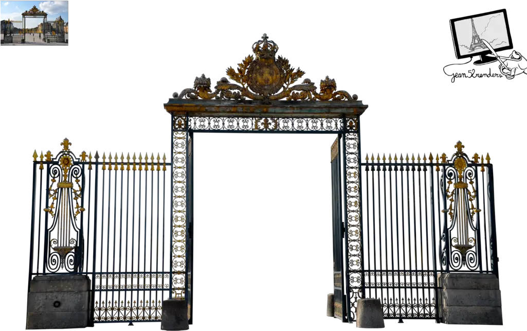  Heaven Gate Png 1 Image Palace Of Versailles Gate Png