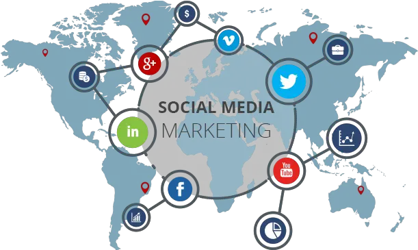  Social Media Marketing Can Be Helpful High Resolution Transparent Background High Resolution World Map Png Social Media Marketing Png