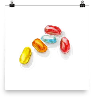  Jelly Beans Png Amber Jelly Bean Png