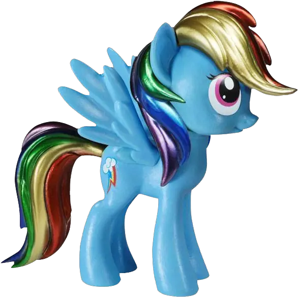  Details About My Little Pony Rainbow Dash Metallic Us Exclusive Vinyl Figure Rsfun4318 My Little Friendship Is Magic Png Rainbow Dash Transparent