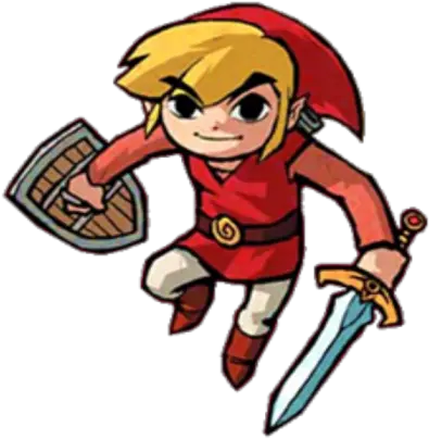  Z Red Toon Link Roblox Legend Of Zelda Four Swords Red Png Toon Link Png