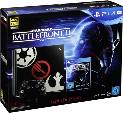  Sony Playstation 4 1tb Inkl Star Wars Battlefront 2 De Version Ps4 Pro Battlefront 2 Png Star Wars Battlefront 2 Png