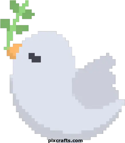  Dove Printable Pixel Art Pansy Pixel Art Png Dove Transparent