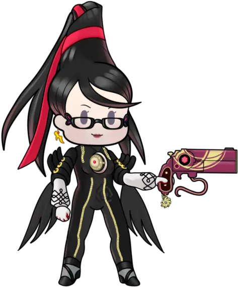  Download Hd Clip Black And White Stock Bayonetta Transparent Cartoon Png Black Fire Png