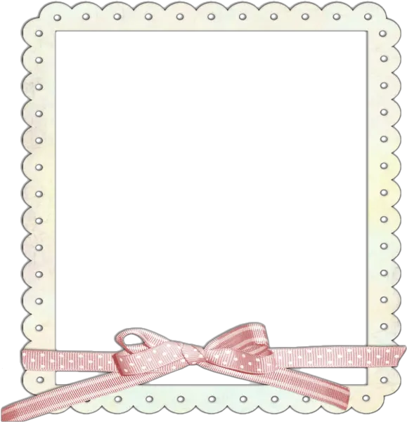  Dulce Y Sencillo Pink Ribbon Frame Transparent Png Transparent Halloween Border