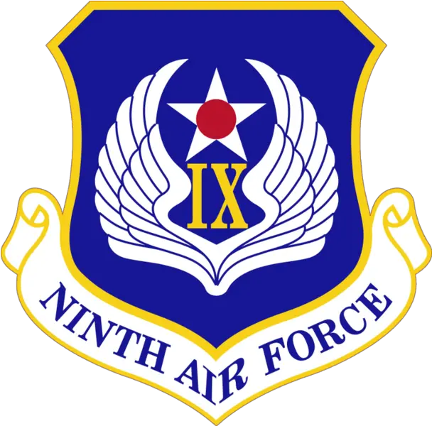  Download Hd 9th Air Force Us 12th Air Force First Air Force Logo Png Air Force Logo Images