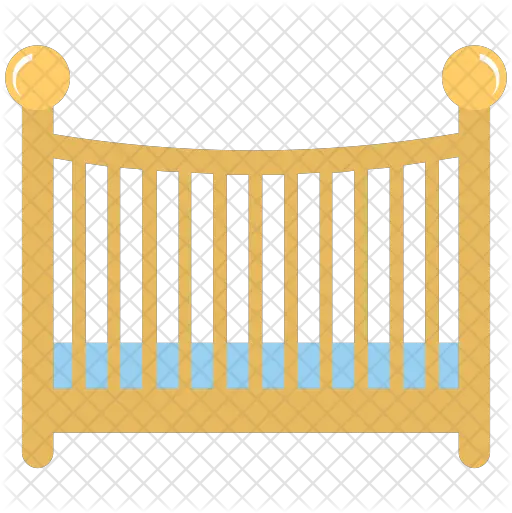  Baby Crib Icon Of Flat Style Bed Baby Vector Png Crib Png