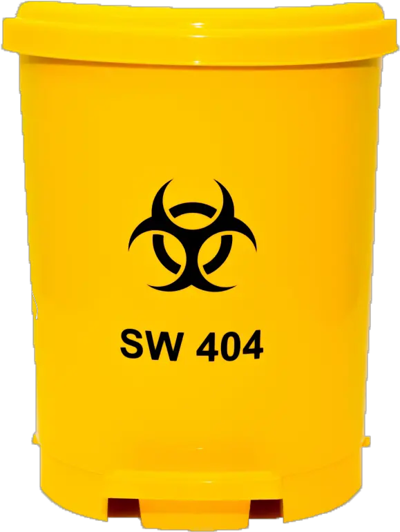  10l Paddle Bin Yellow Cw Bio Hazard Logo Dai Ichi Escuela Del Virus Antrax Png Cw Logo