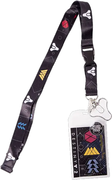  Destiny 2 Lanyard With Logo Strap Png Destiny 2 Logo Png