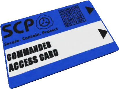  Filecommander Keycard3png Scp Secret Laboratory English Keycard Scp Secret Laboratory Roblox Icon File