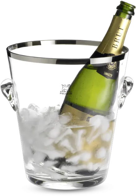  Champagne Bucket With Platinum Finish Transparent Champagne Bucket Png Champagne Png