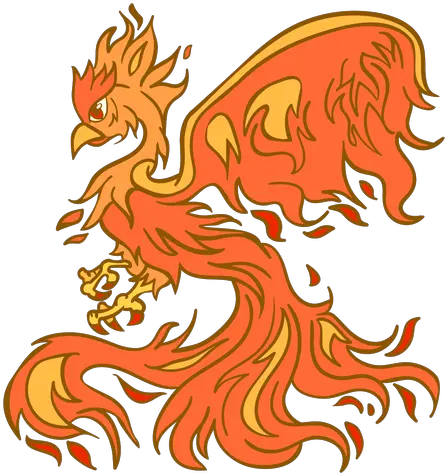  Phoenix Flying Profile Transparent Png U0026 Svg Vector File Illustration Phoenix Transparent