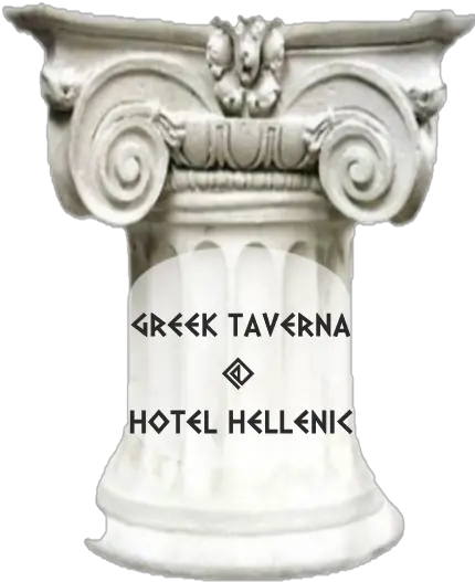  Cropped Transcolumnarccopypng Hotel Hellenic Pedestal Greek Table Greek Column Png