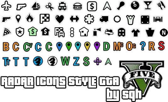  Gta 5 Hud Hud Icons Gta Sa Png Gta V Icon