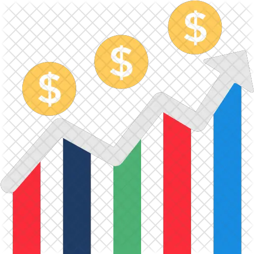  Financial Graph Icon Of Flat Style Graph Icon Ppt Png Graph Png