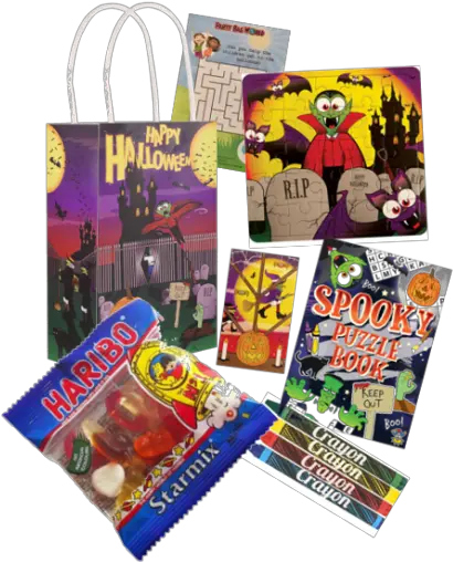  Halloween Party Bags Party Bag World Comic Book Png Halloween Party Png