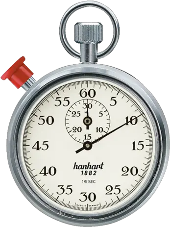  Hanhart Classic Addition Timer Flat Png Stopwatch Transparent