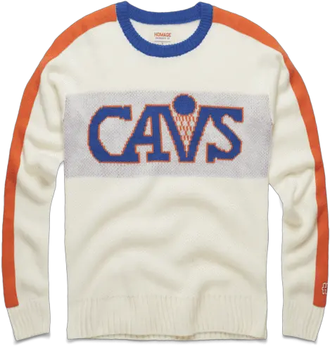  Cleveland Cavaliers Nba Knit Sweater Sweater Png Cleveland Cavaliers Logo Png