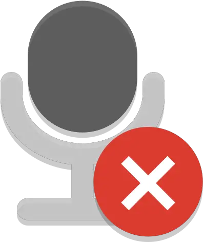  Notification Microphone Sensitivity Muted Icon Papirus Microphone Icon On Red Png Microphone Logo Png