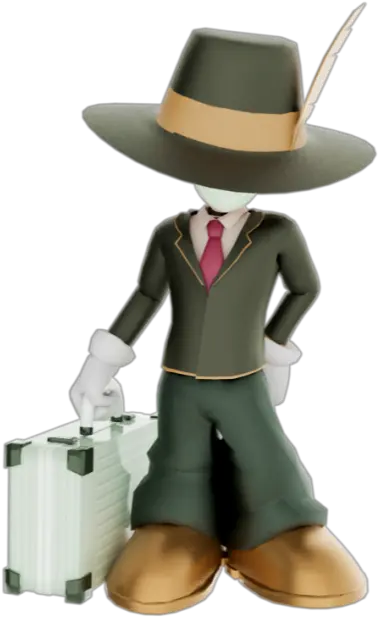  Home Gamestry Lab Balance Breakers Figurine Png Gangster Hat Png