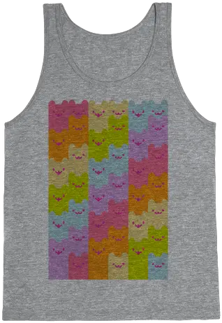  Download Pastel Rainbow Cats Tank Top Active Tank Png Pastel Rainbow Png