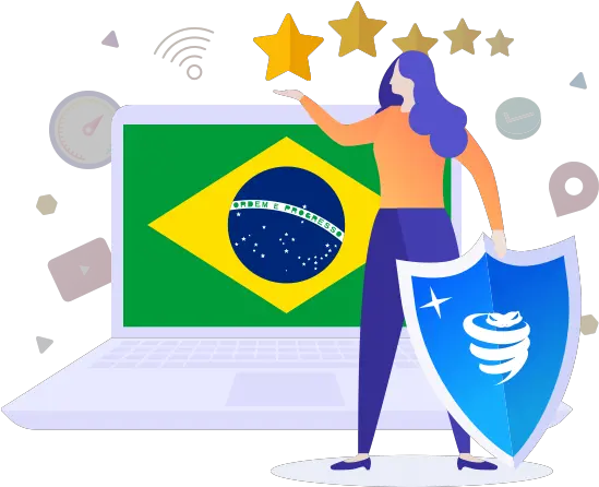  How To Get The Fastest Brazil Vpn Vyprvpn Fondo Bandera De Brasil Png Green Icon Vpn