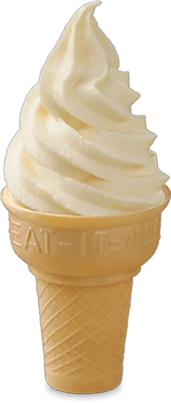  Icedream Cone Nutrition And Description Chick Fila Chick Fil A Ice Cream Png Cone Png