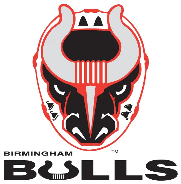  Birmingham Bulls Primary Logo Birmingham Bulls Logo Png Black Bulls Logo