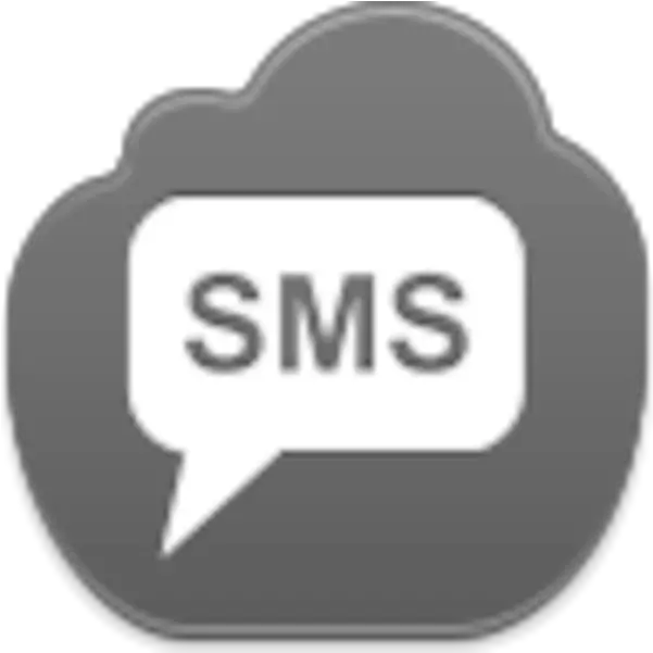  Download Text Message Icon Black Facebook Full Size Png Sms Facebook Image Png