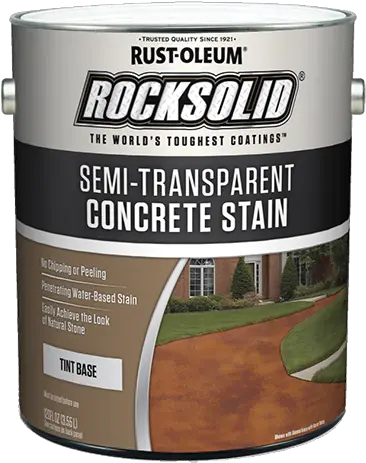  Concrete Stain Tint Base Product Page Rustoleum Semi Transparent Concrete Stain Png Rock Transparent