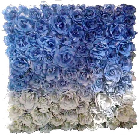  Blue Flower Wall Element Formerly Event Rental U0026 Gulf Artificial Flower Png Blue Flower Transparent