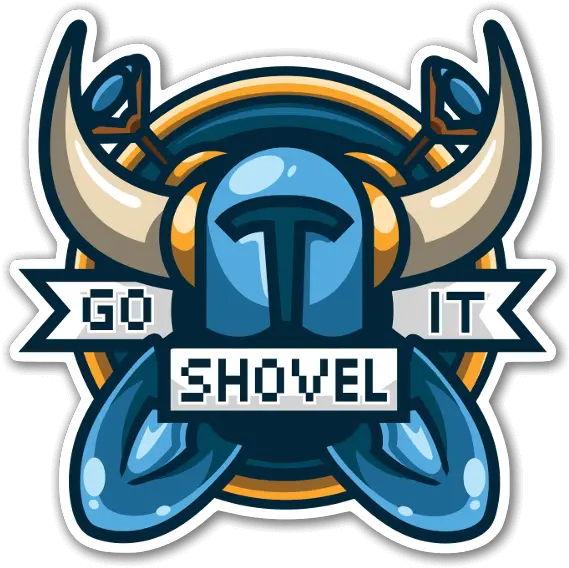  Go Shovel It Stickerapp Go Shovel It Mousepad Mouse Pad Thick X Png Shovel Logo