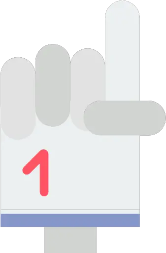  Free Icon Glove Sign Language Png Number 1 Icon