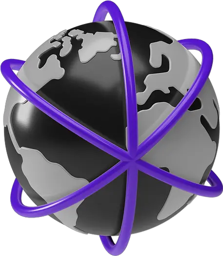  Wayru Own The Internet Earth Png Purple Internet Icon