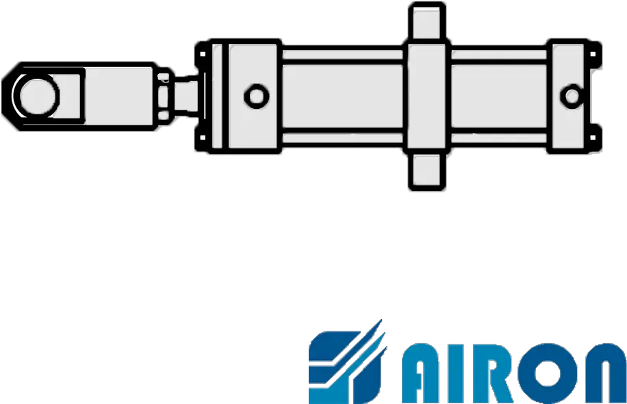  Airon Corporation Hydraulic Piston Cylinder Vector Png Cylinder Icon