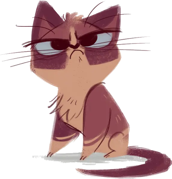  Download Free Pink Sized Medium Cat Snowshoe To Cats Icon Angry Cat Cartoon Transparent Background Png Pink Cat Icon