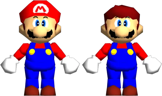  Super Mario Mario 64 Model Png Mario Head Png