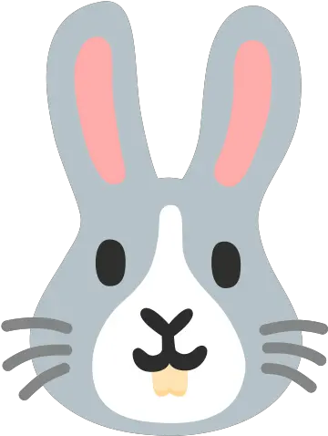  Rabbit Face Emoji Rabbit Emoji Png Cute Rabbit Icon