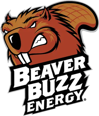  Beaver Buzz Dam Good Energy Drinks Made With Real Cane Sugar Beaver Buzz Energy Logo Png Energy Drink Icon