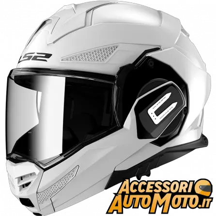  Ls2 Ff901 Valiant X White Convertible Modular Helmet Ls2 Valiant X Ff901 Png White Icon Helmets