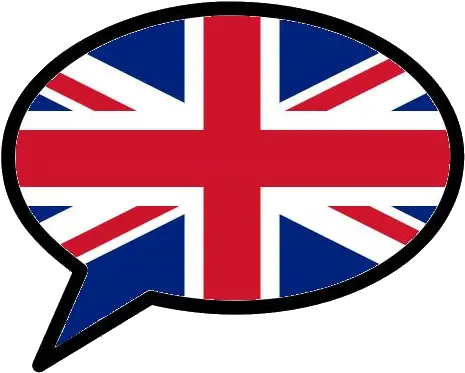  English Speech Balloon United Kingdom Flag Png Speech Balloon Png