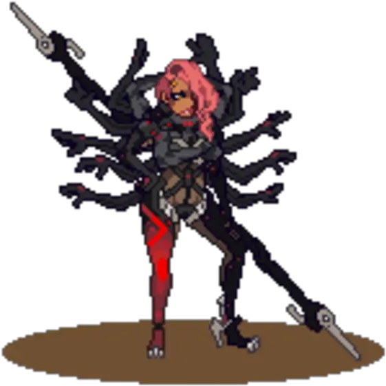  Pixel Mistral Metal Gear Rising Revengeance Know Your Meme Metal Gear Rising Pixel Art Png Metal Gear Png