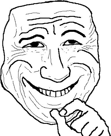  Bant Internationalrandom Searching For Posts With The Line Art Png Trollface Png