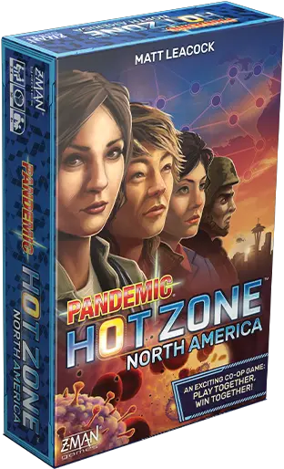  Pandemic Hot Zone U2013 North America Z Man Games Pandemic Hot Zone North America Png North America Transparent