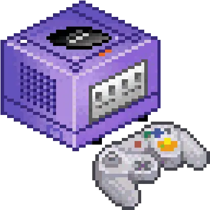  Clean Gamecube Nintendo Gamecube Pixel Art Png Gamecube Logo Png