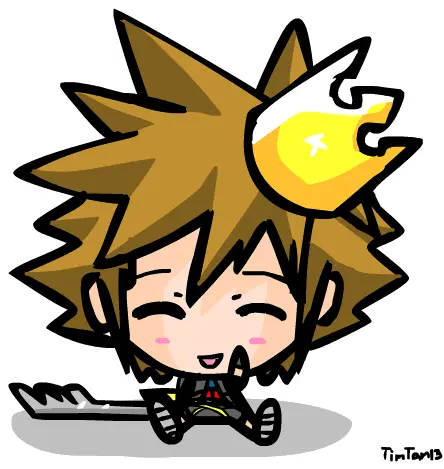  Kristen U0027s Review Of Kingdom Hearts Ii Vol 2 Kingdom Hearts Chibi Gif Transparent Png Kingdom Hearts 2 Logo