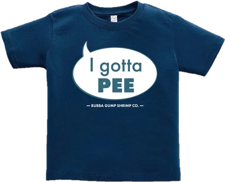  Bubba Gump I Gotta Pee Toddler T Short Sleeve Png Bubba Gump Shrimp Logo